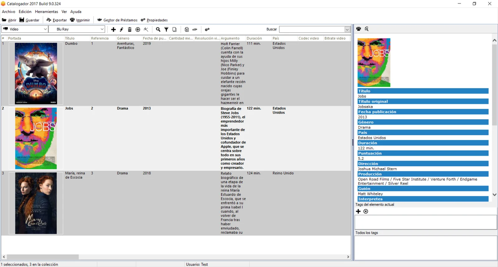 Catalogador Desktop Application Screenshot